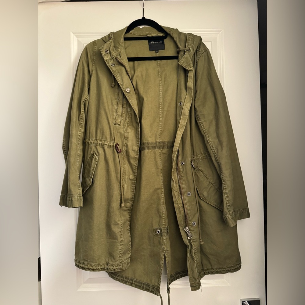 Madewell Size Small Green Utility Jacket